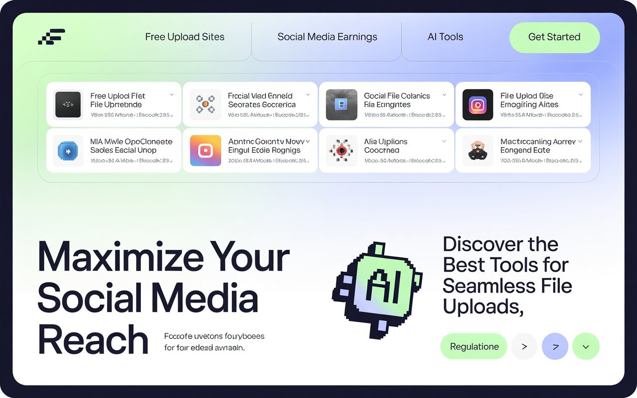 Best Free File Upload Sites for Social Media Earnings