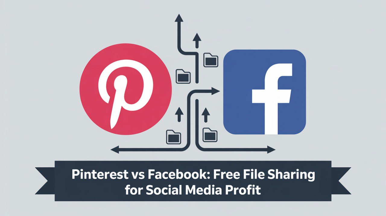 Pinterest vs Facebook: Free File Sharing for Social Media Profit